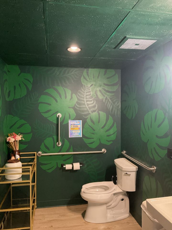 Magothy Electric replaced a 2x4 light with a 6” recess light in Timonium, MD.