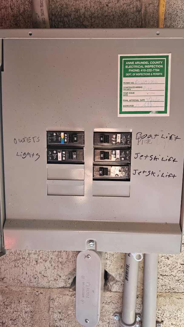 Installed a GFCI / AFCI circuit breaker in Severna Park, MD