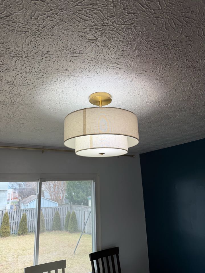 Magothy Electric installed customer supplied light fixture in Severn, MD 