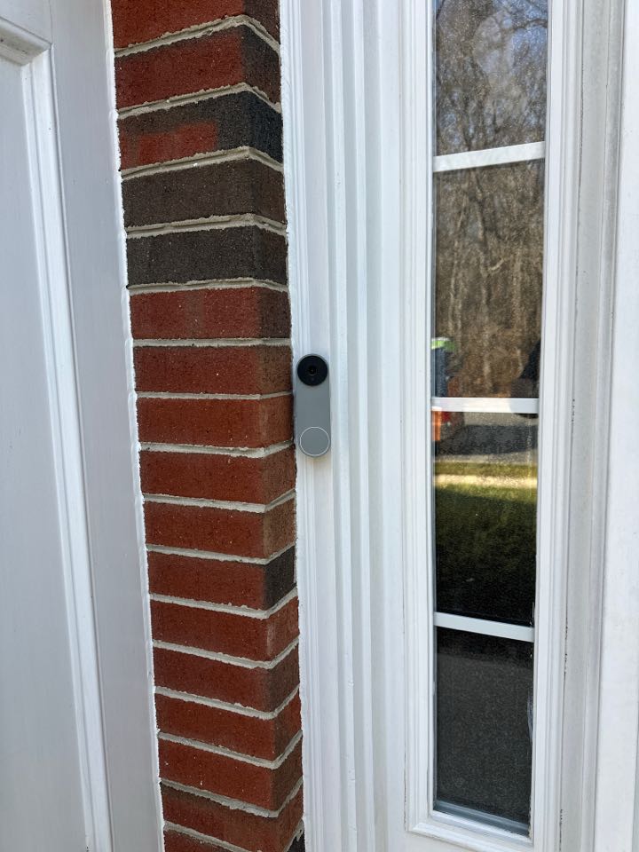 Installed Google Nest doorbell in Severn, MD. 