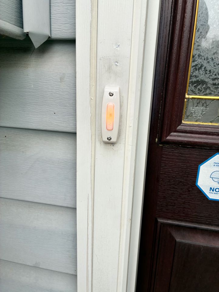 Magothy Electric Installed new economic doorbell system in Brooklyn Park, MD 