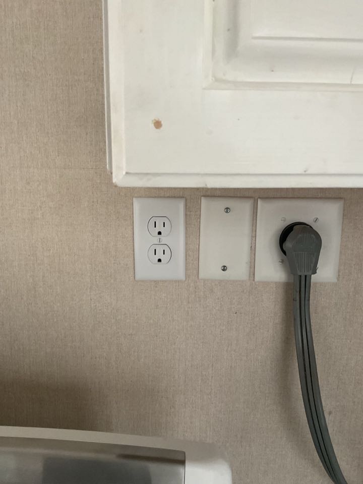 Installed duplex receptacle in Grasonville, MD. 