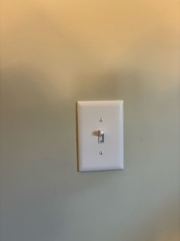 Magothy Electric installed a new chandelier and dimmer switch in Baltimore, MD.