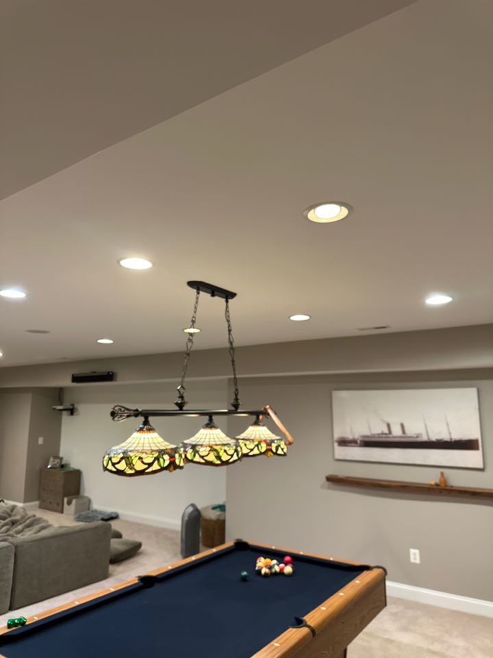 Performed diagnostic and restored power to basement lights and receptacles in Pasadena, MD. 