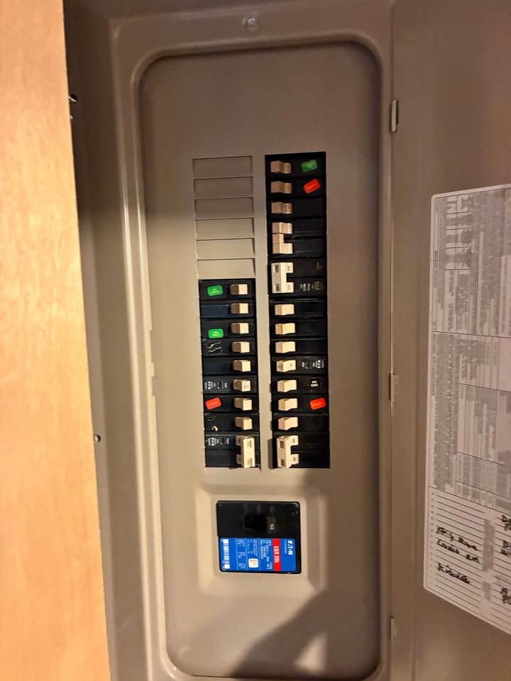 Performed panel diagnostic and installed two breakers in Baltimore, MD