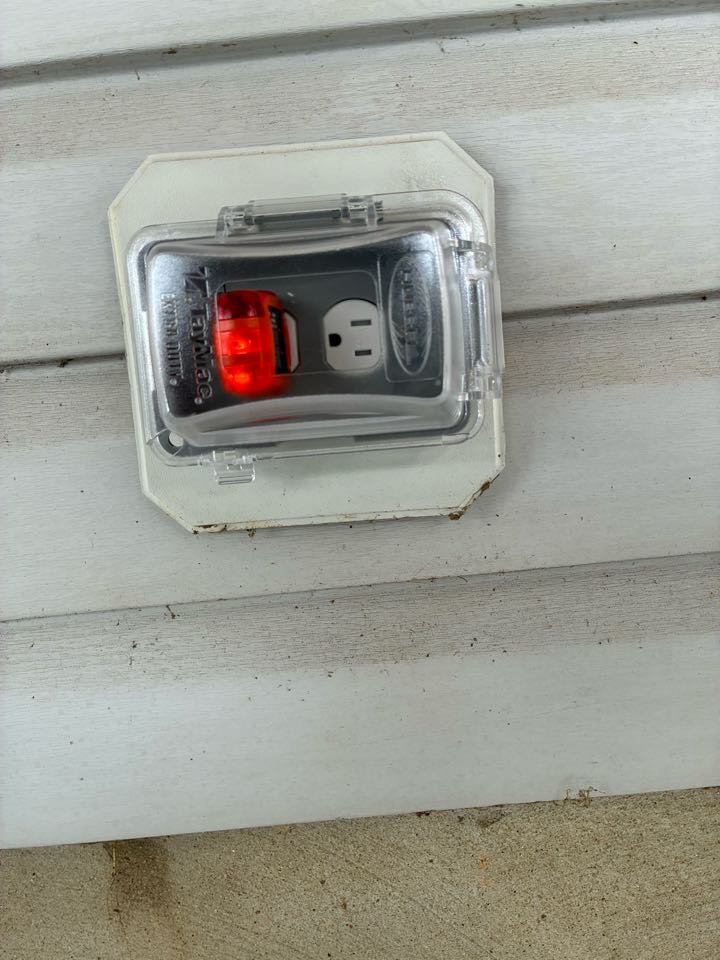 Performed diagnostic and installed two outdoor rated receptacles and in-use covers in Edgewater, MD