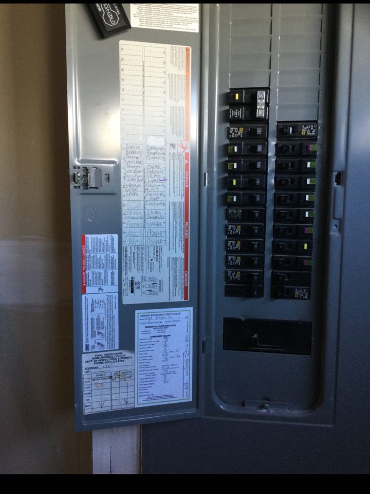 Ran dedicated 240v 30 amp circuit in Glen Burnie, MD. 