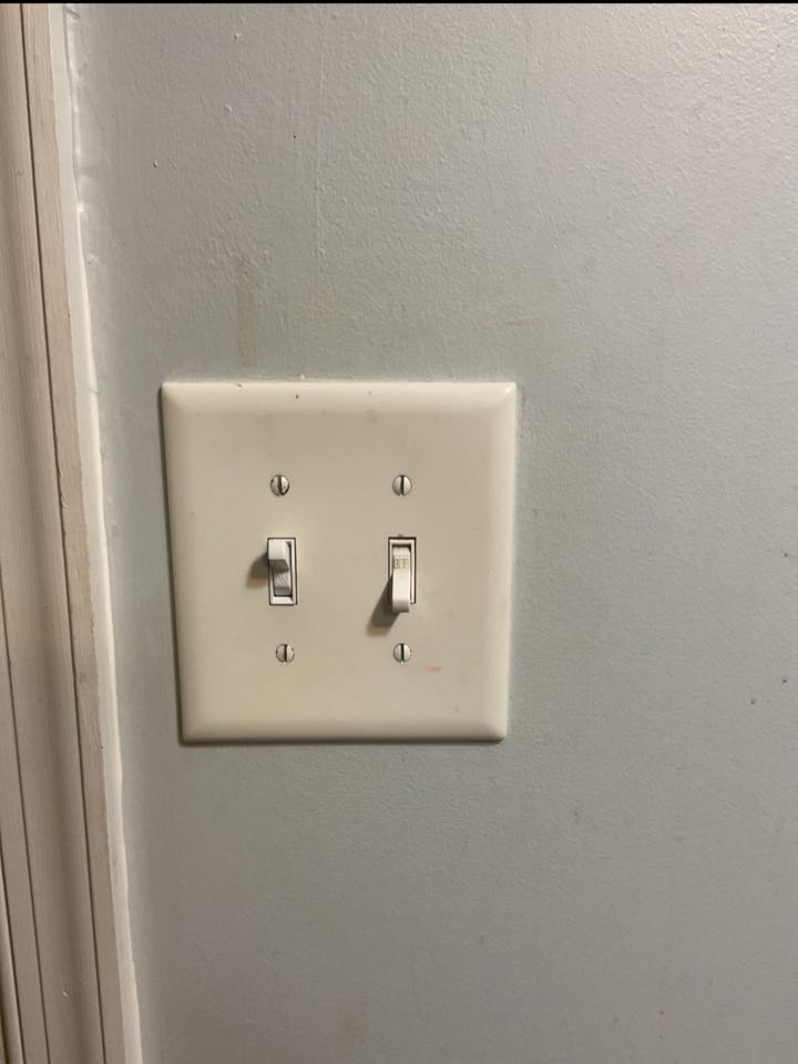 Installed one new light switch in Ellicott City, MD.