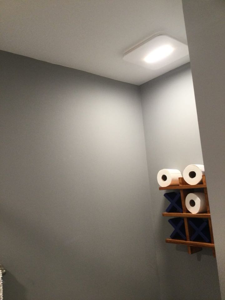 Magothy Electric replaced existing exhaust fan/light combo and installed a new outlet in  Stevensville, MD