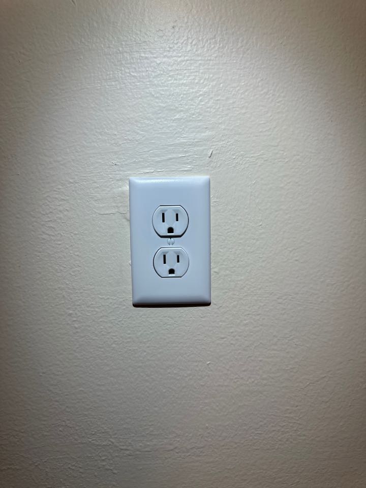 Replaced duplex receptacle in Glen Burnie, MD. 