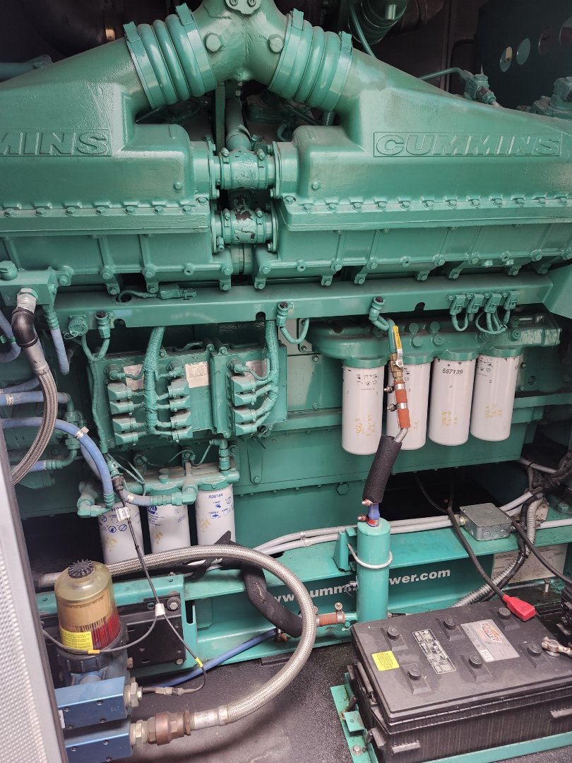 cummins 1500kw quarterly inspection 