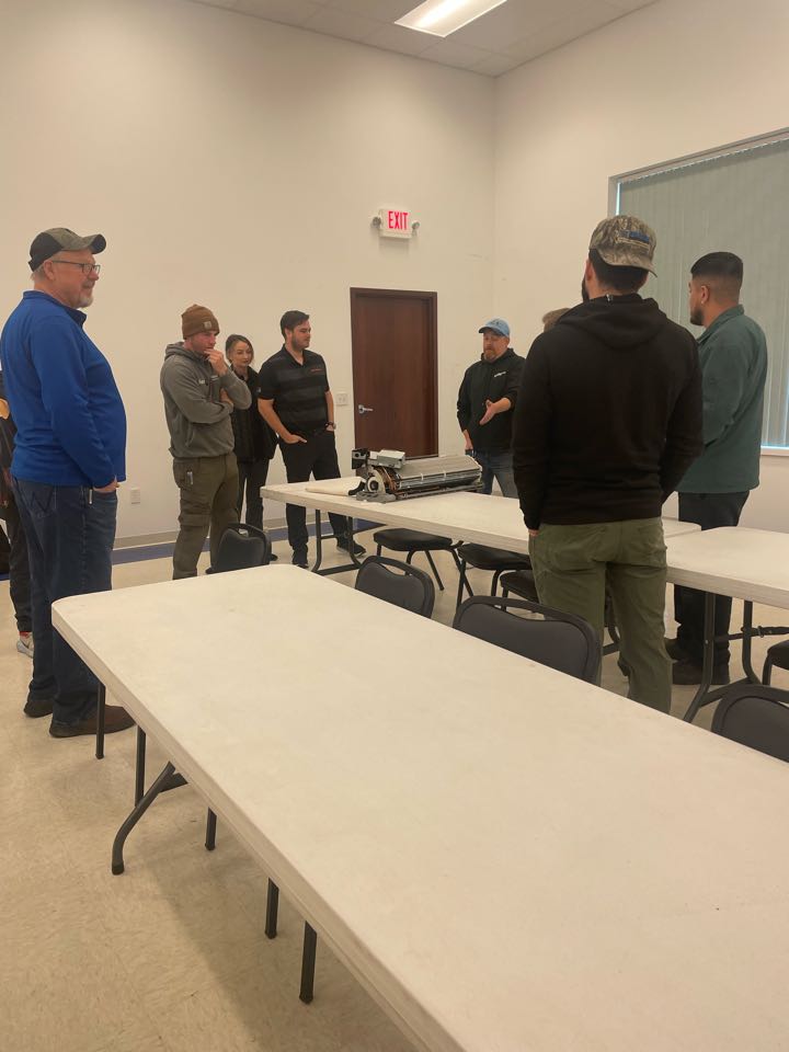 Getting some training on ductless mini split and heat pump systems at Johnstone supply.