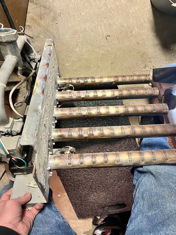 Mid efficient cast iron boiler tuneup in a commercial application in Delafield, WI. Buderus brand boiler with multiple zone pumps and zone valves.