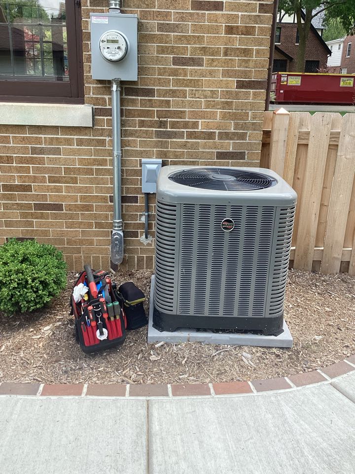 AC tune up. Whitefish bay, Wisconsin.
