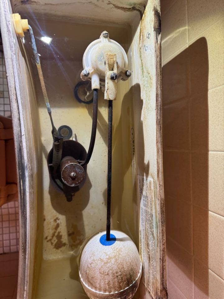 Water heater relight and fill valve and overflow change 