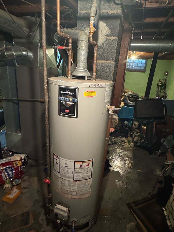 Water heater installed 
