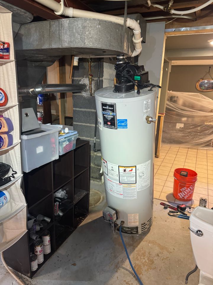 Water heater installed 