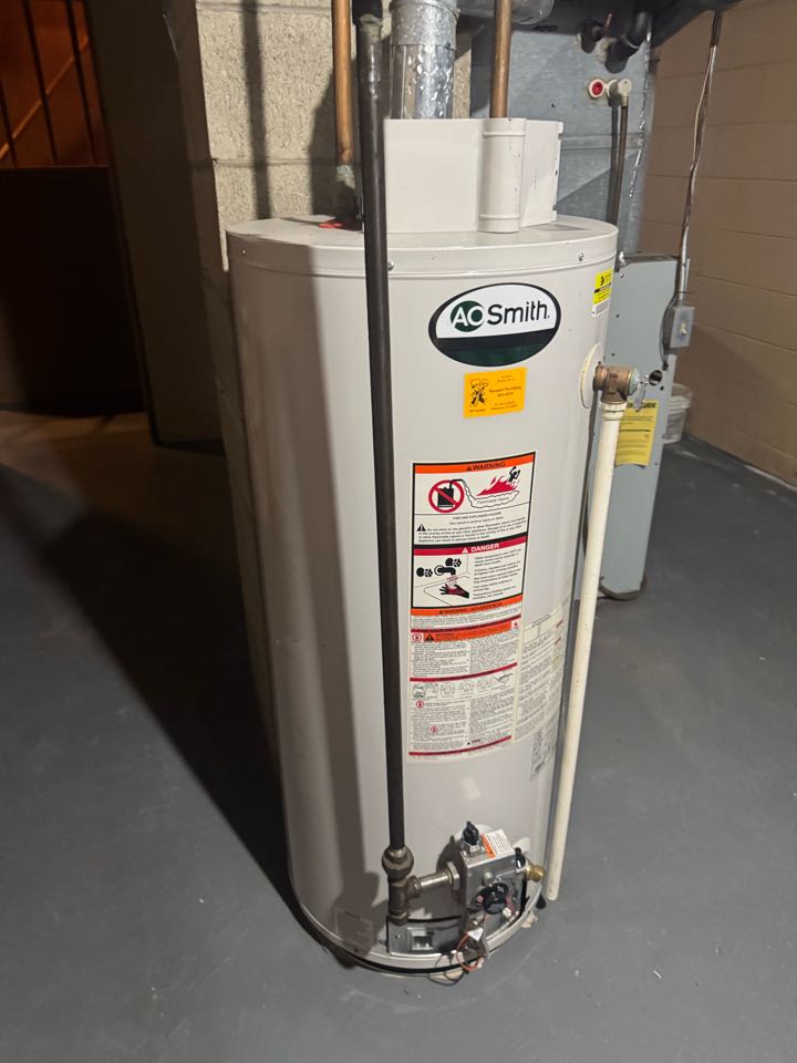 Water heater installed 