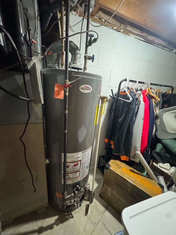 Water heater installed 