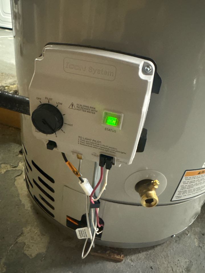 Water heater installed 