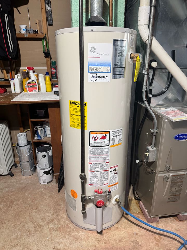 Water heater installed 