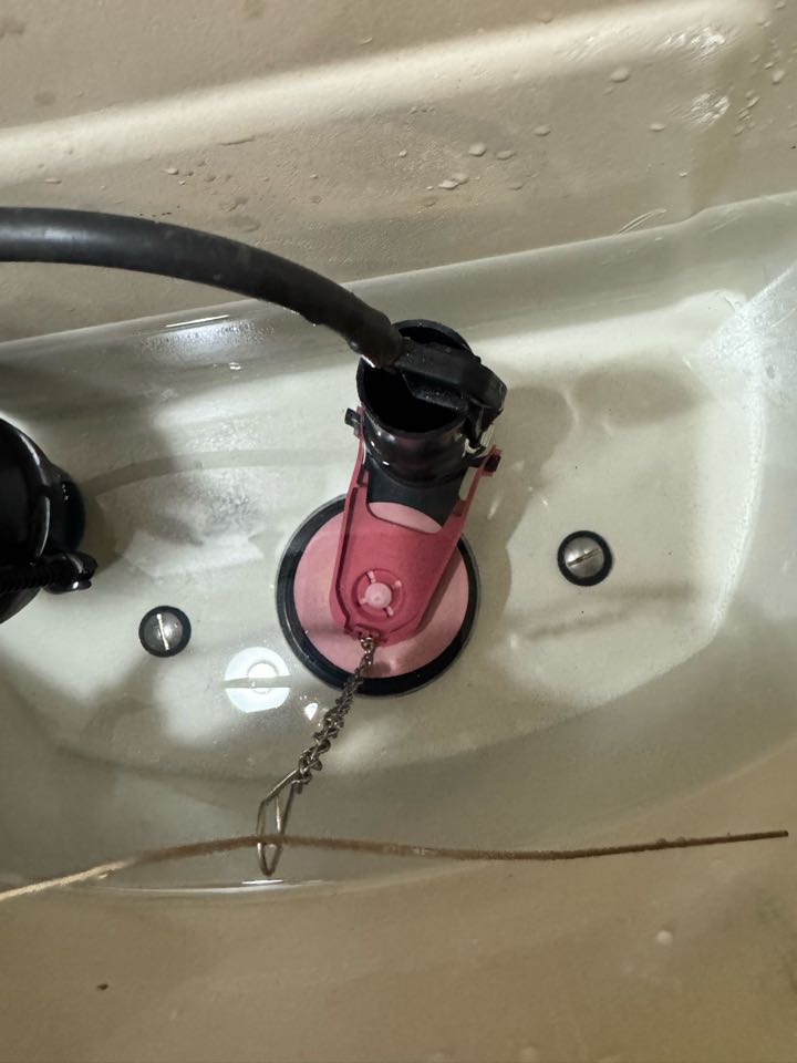 Fill valve and a flapper replaced 