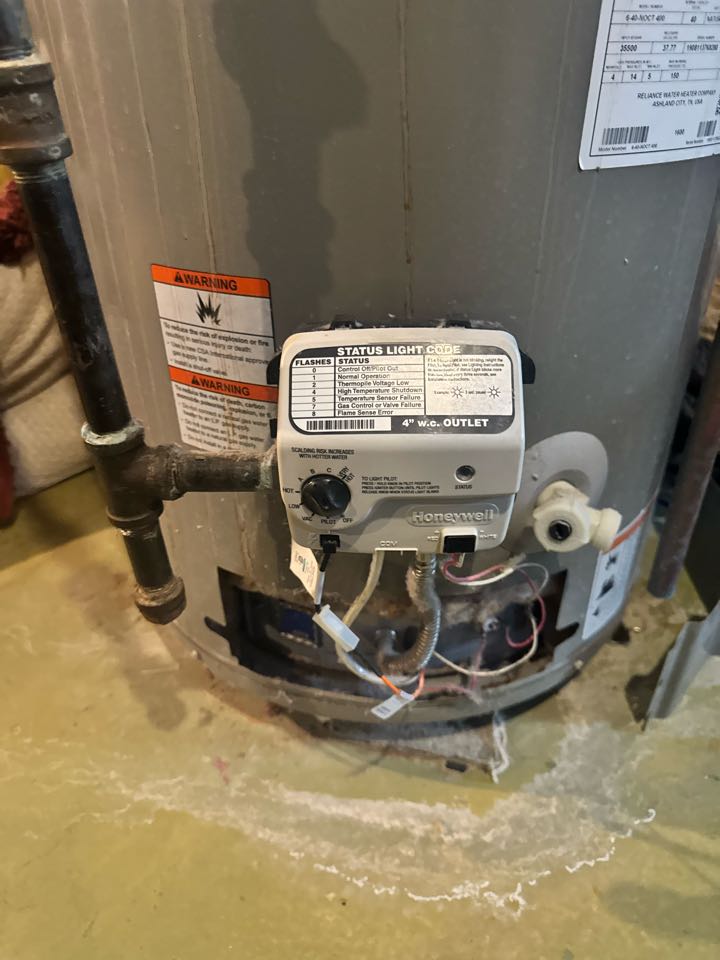 Water heater relight 