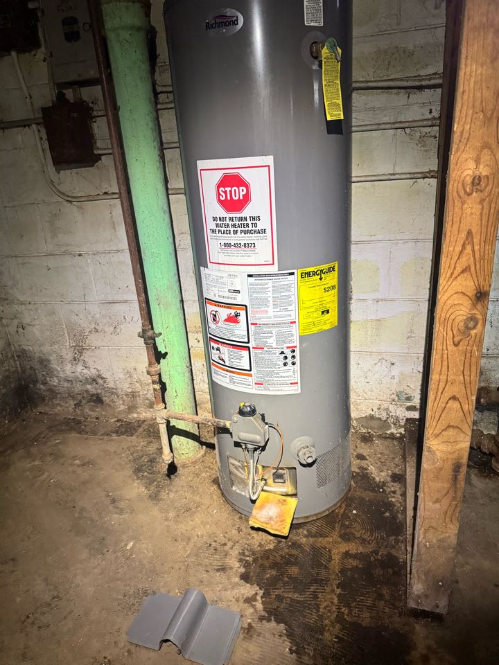 Water heater installed 