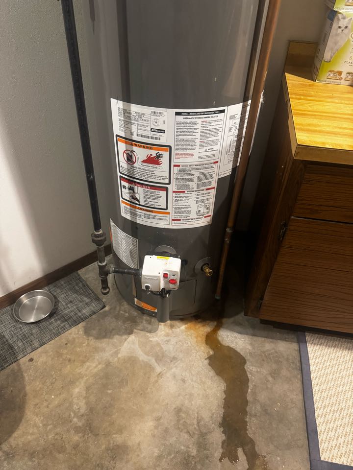 Water heater leaking 