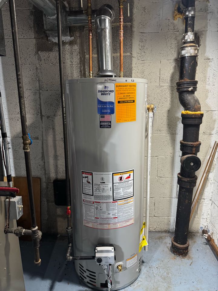 Water heater installed 