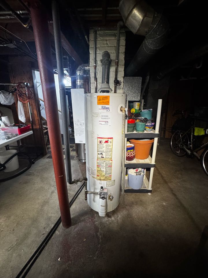 Water heater installed 