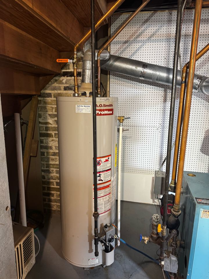 Water heater installed 