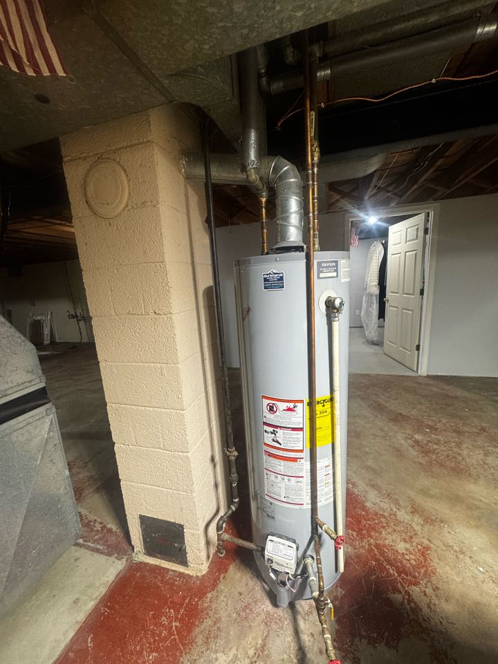 Water heater installed 
