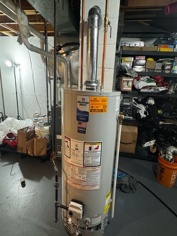 Water heater installed 