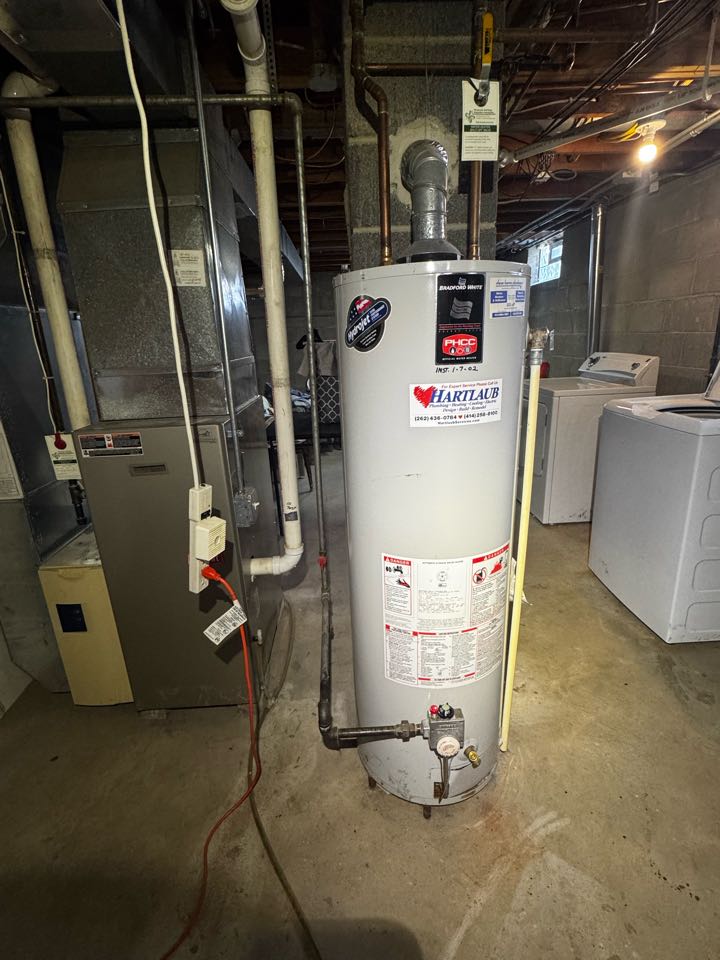 Water heater installed 