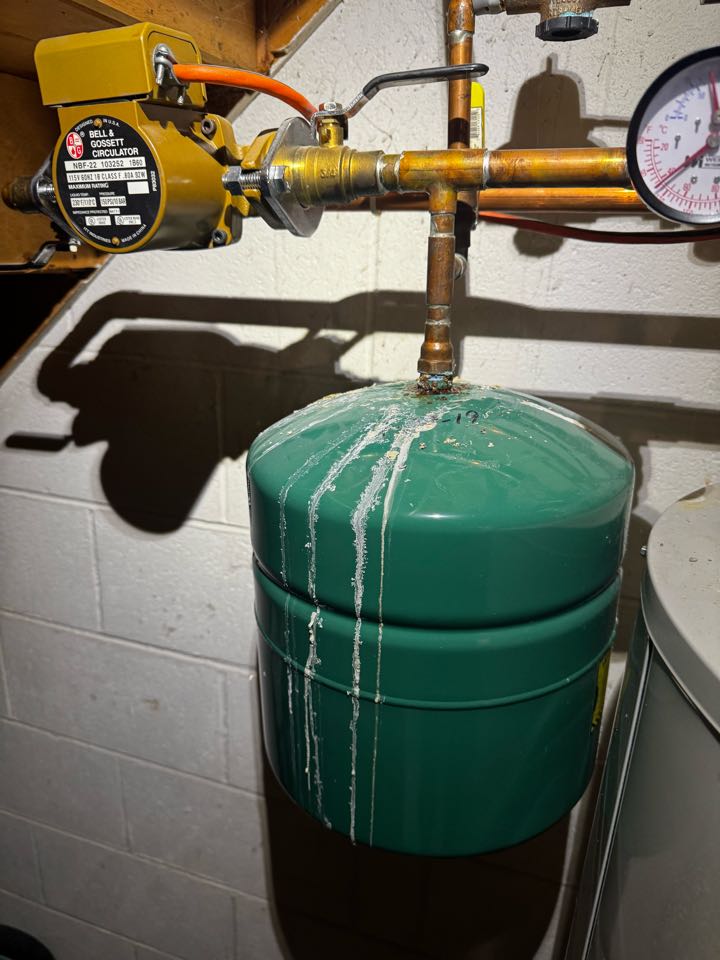 Expansion tank on water heater replacement 