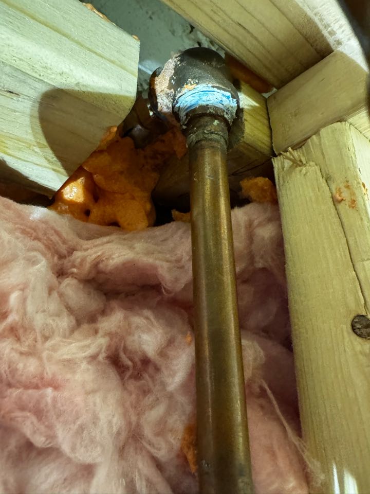 Spigot busted, reopened 