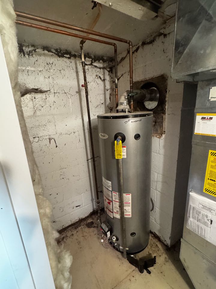 Water heater installed 