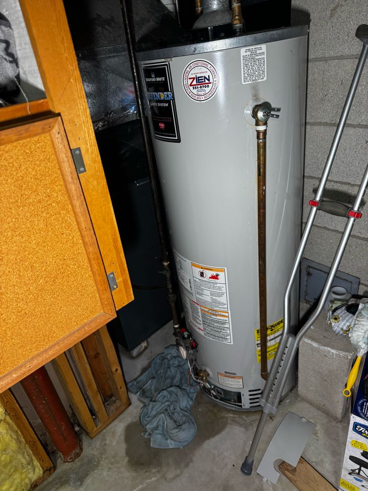 Water heater installed 