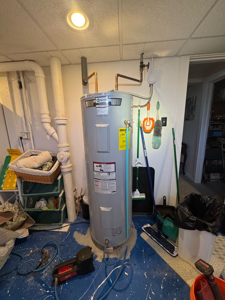 Electric water heater replacement 