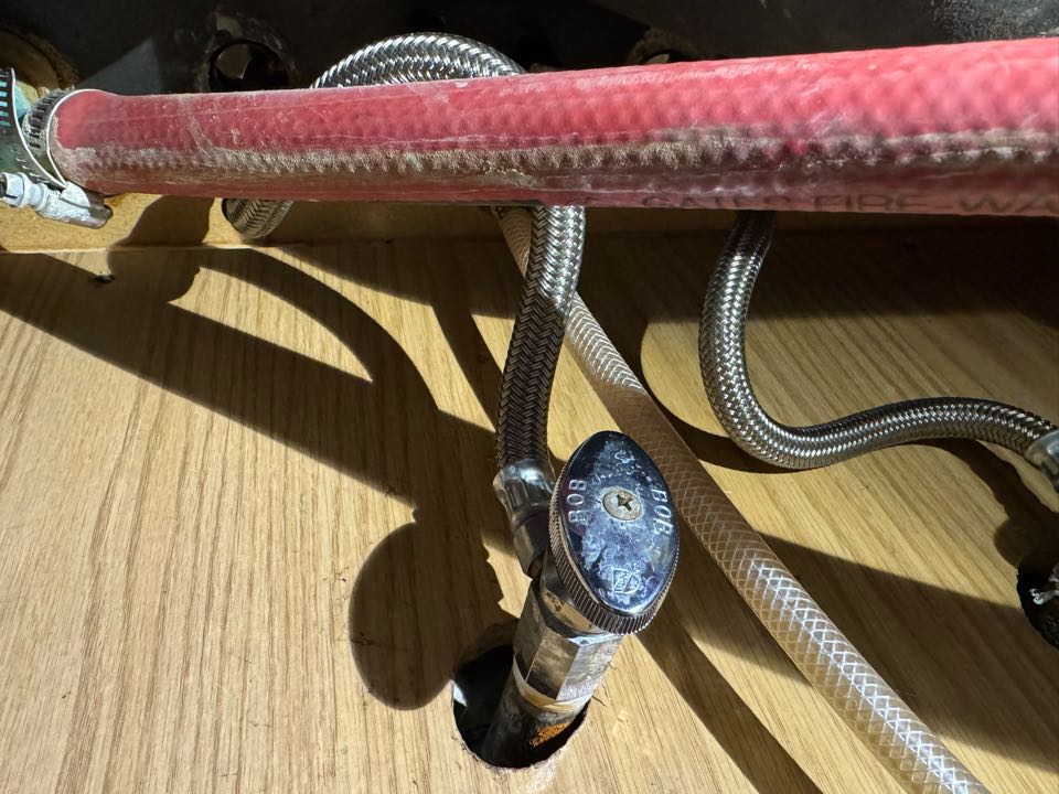 Kitchen sink faucet replaced 