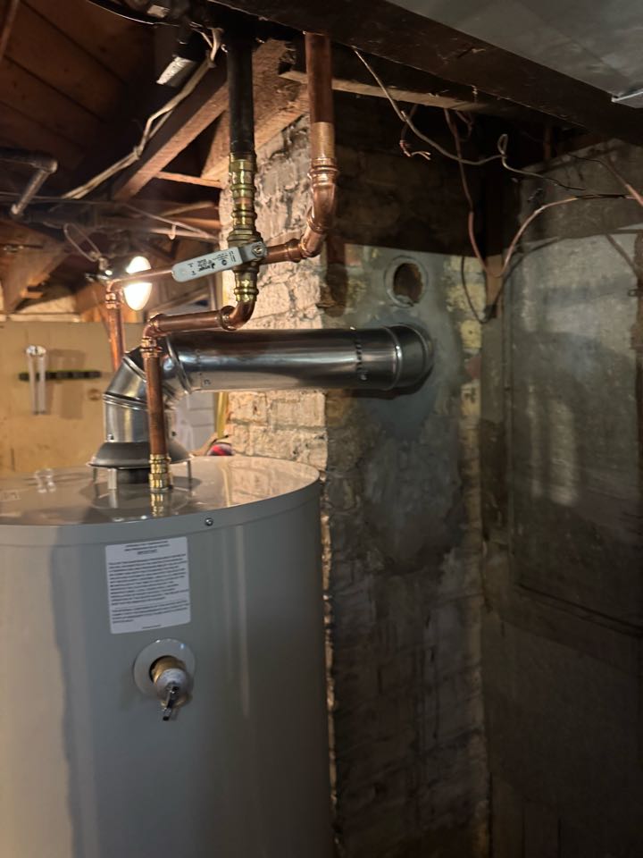 Water heater installed 