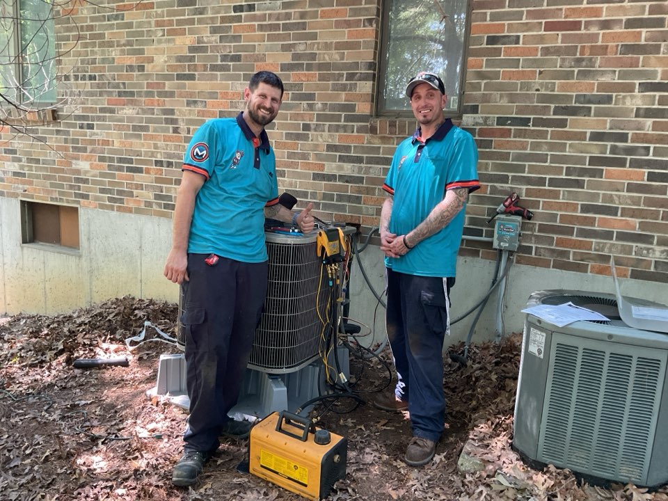 New HVAC system in moberly 