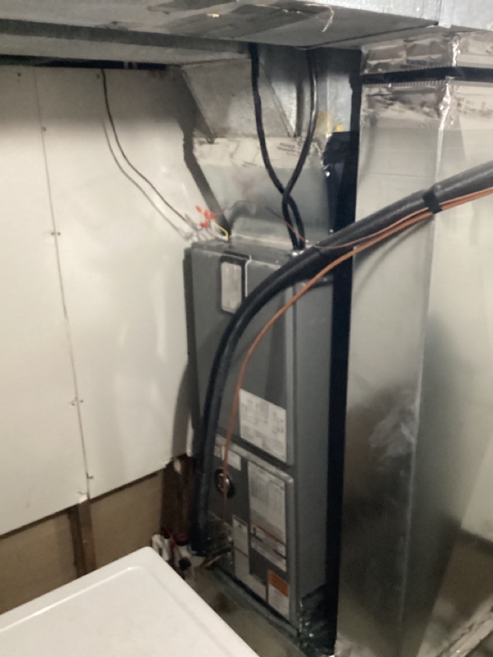 Re-installing air handler and adding metal return drop. Modification/alteration to supply metal 