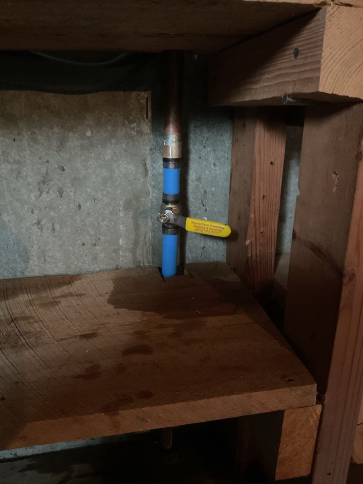 Replaced main water shut off valve in Hallsville, MO
