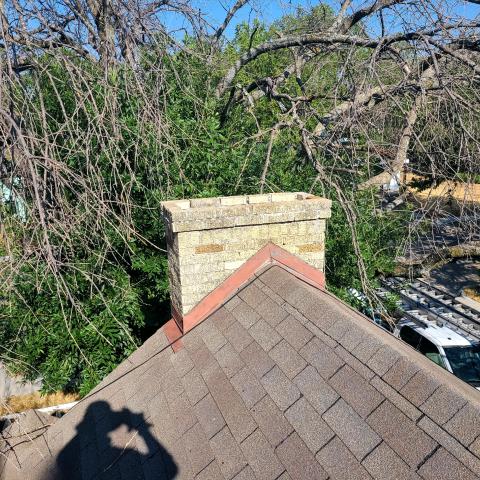 #2 Style Masonry Chimney Cap in Almond