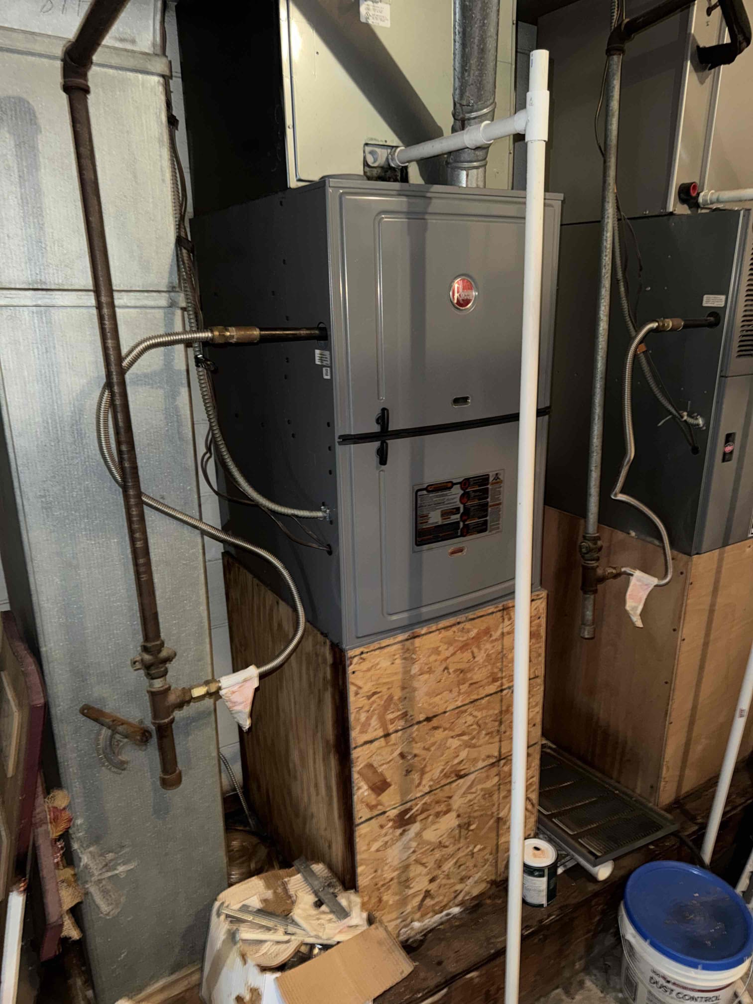 The compressor in the customer's heating and air conditioning system is going bad. The customer is going to try to limp it to the spring time, but I recommended that they replace the compressor. I sent over an estimate for the replacement so that the customer can see the numbers and decide whether or not to approve the install.