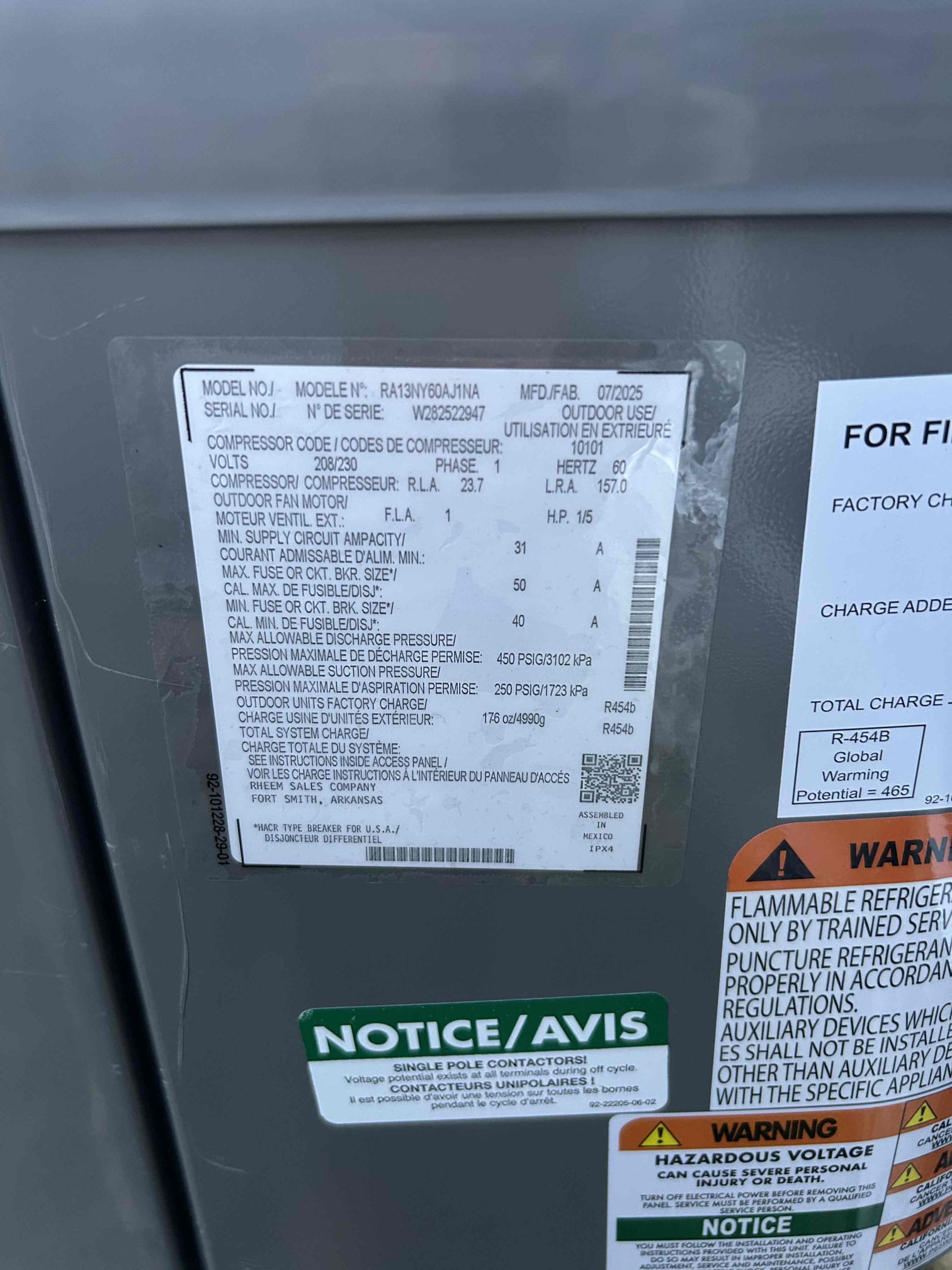 I recently completed a job for a home service company that provided a 10-year parts and labor warranty on a new air conditioning unit. The warranty covered the unit's compressor, condenser, evaporator coil, and other components, ensuring that it would operate efficiently and reliably for the duration of the warranty period.

To ensure the warranty's effectiveness, I performed a thorough inspection of the unit before installation. I checked the electrical connections, refrigerant levels, and airflow to identify any potential issues that could lead to premature failure. If any issues were found, I recommended the necessary repairs or replacements to the customer.

During the installation process, I made sure to follow the manufacturer's instructions carefully. I ensured that the unit was properly secured and leveled, and that the electrical connections were tight and secure. I also tested the unit's functionality to ensure that it was operating correctly.

After the installation was comp