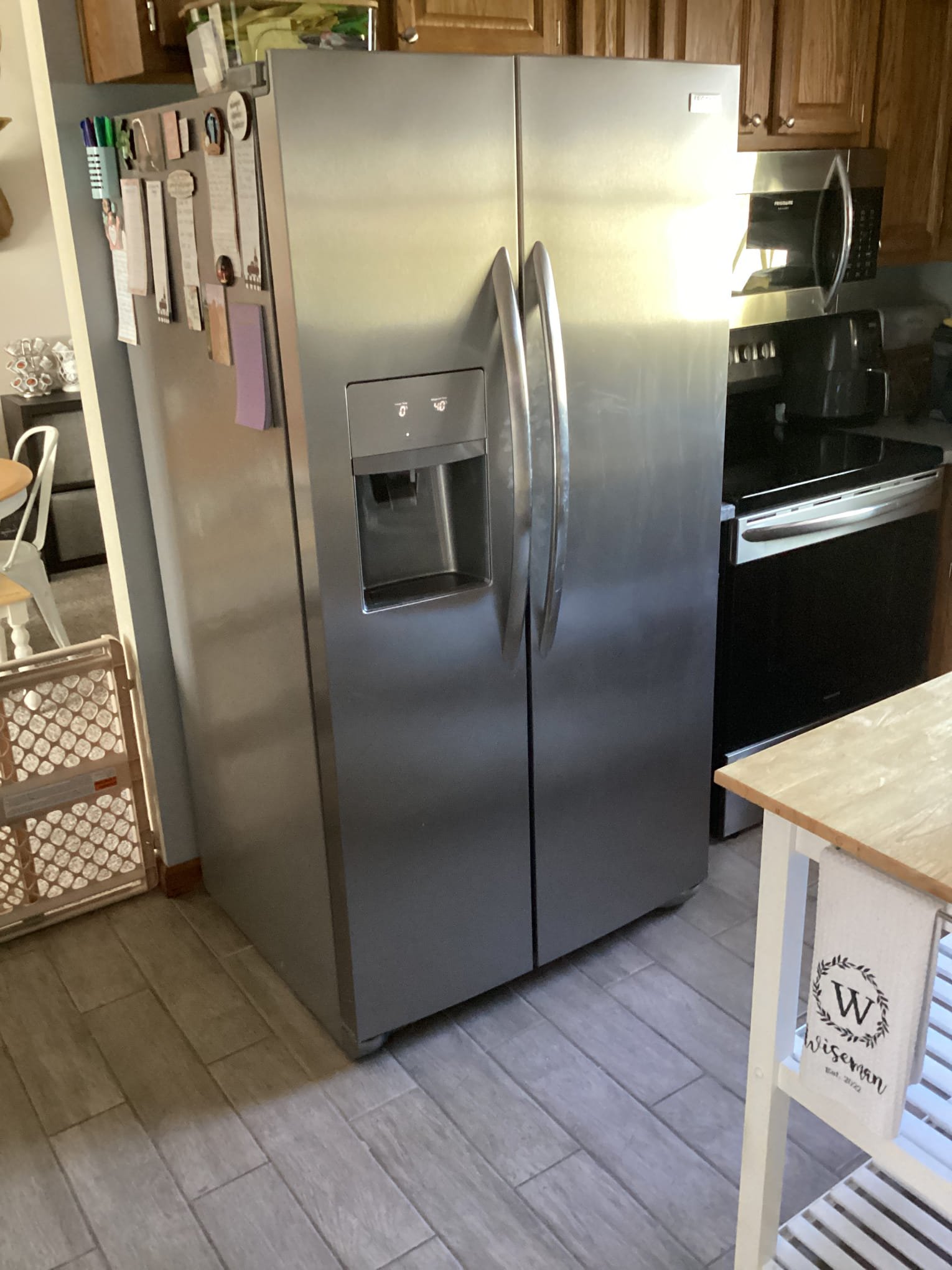 The ice maker in this home was not producing ice. I diagnosed the issue as a frozen and seized solenoid. I replaced the solenoid and the ice maker is now producing ice.