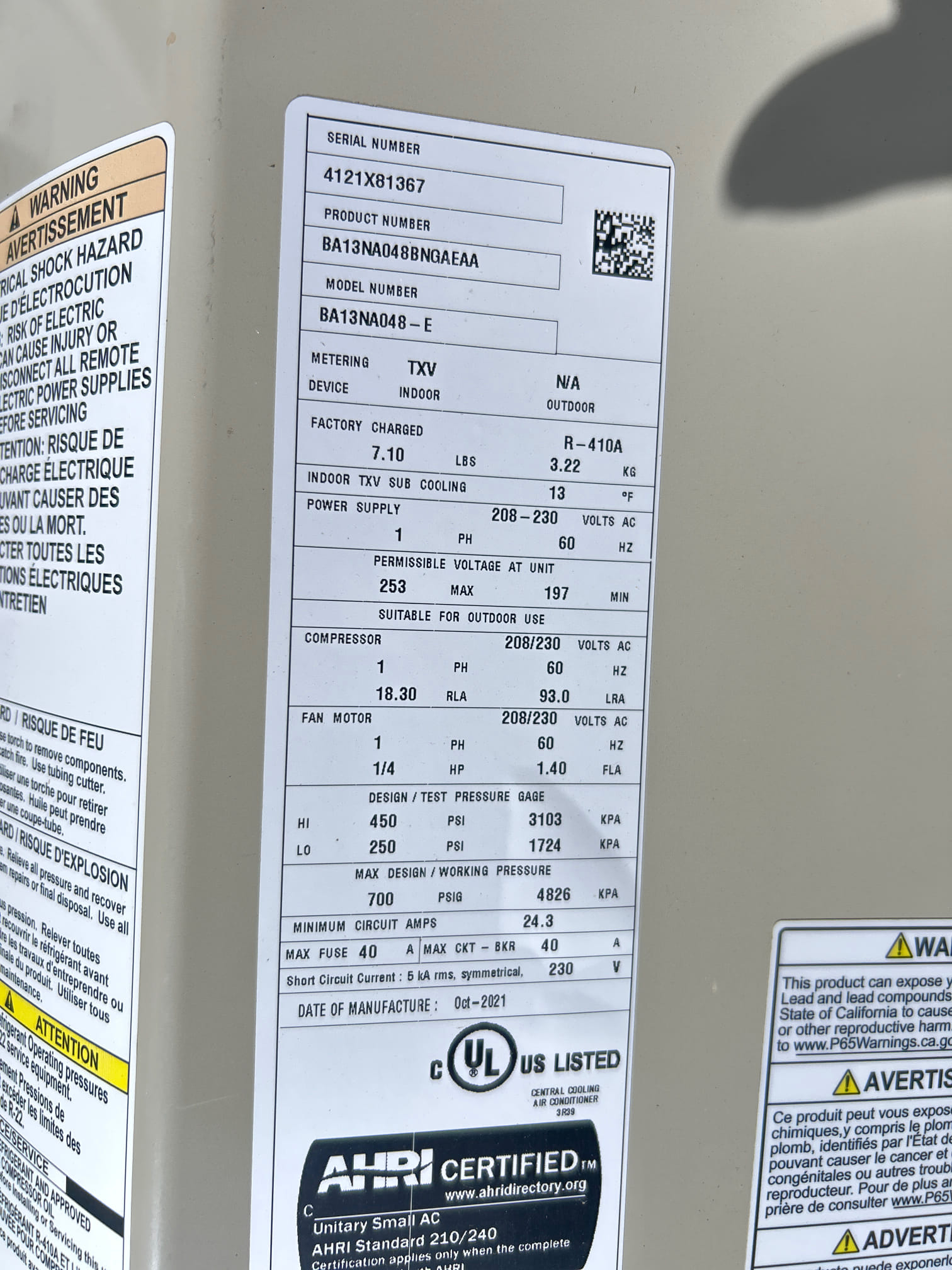 I am a highly skilled home service professional. I recently completed a job for a customer who needed a warranty repair on their air conditioning system. The customer had a TXV that was under warranty and needed to be replaced. I collected payment from the customer when the repair was complete.
